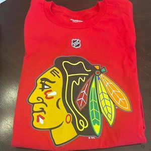 Reebok Blackhawks Vintage Hossa Logo T-shirt
